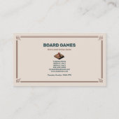 Board Games Store 名刺 (裏面)