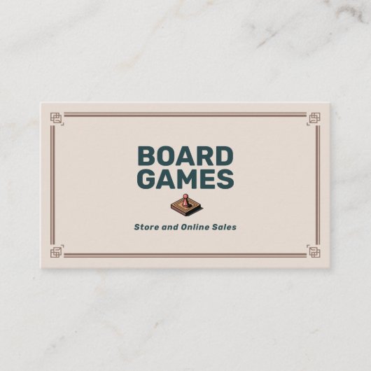 Board Games Store 名刺 (正面)