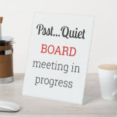Board Meeting In Progress 台座サイン (インサイチュ)