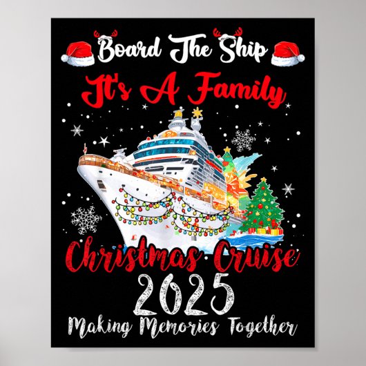 Board The Ship It's A Family Christmas Cruise 2025 ポスター (正面)