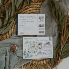 Boarding Pass | スペインでの週末 招待状