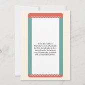 Boarding Pass to Adventure – Travel Themed 招待状 (裏面)