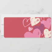 Boarding Pass To Love Plane Ticket Valentine's Day シーズンカード (裏面)