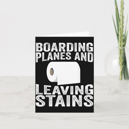 Boarding Planes And Leaving Stains カード (正面)