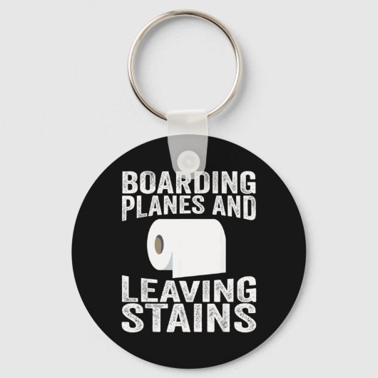 Boarding Planes And Leaving Stains キーホルダー (正面)
