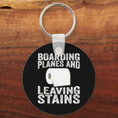 Boarding Planes And Leaving Stains キーホルダー (正面)