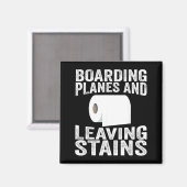Boarding Planes And Leaving Stains マグネット (正面/裏面)