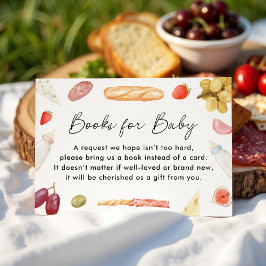 Boards and Bottles Charcuterie Books for Baby エンクロージャーカード