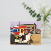 Boardwalkのプッシュカート ポストカード (スタンド正面)