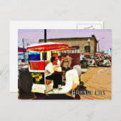 Boardwalkのプッシュカート ポストカード (正面/裏面)