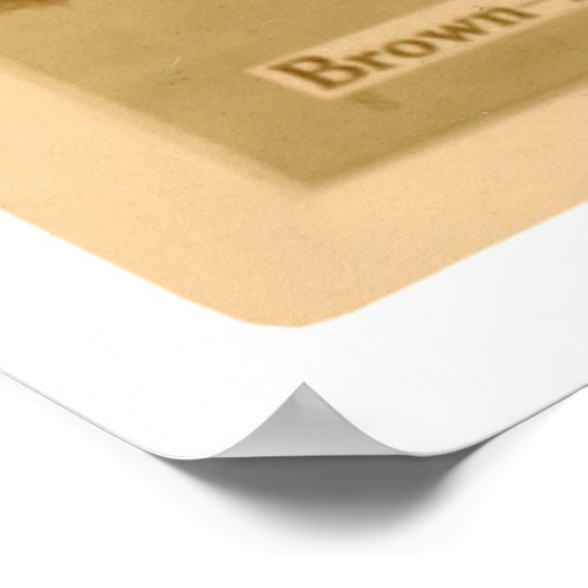 Boardwalk Brown Athletics Baseball 1914 ポスター (角)