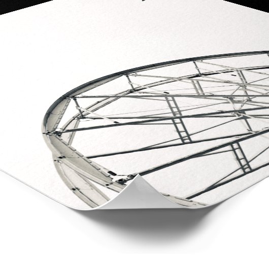 boardwalk ferris wheel oob ポスター (角)