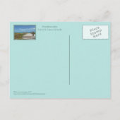 BOARDWALK TOビーチ/あなたのビーチは待機はがき ポストカード (裏面)