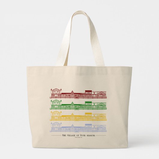 Boardwalk Tote Bagで会う ラージトートバッグ (裏面)