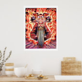 Boars素晴らし Afireポスター ポスター (キッチン)