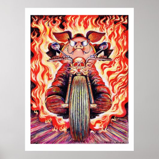 Boars素晴らし Afireポスター ポスター (正面)