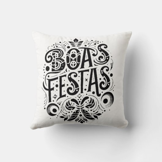 Boas Festas クッション (裏面)
