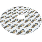 Boat-billed heron bird cartoon illustration ブラッシュドポリエステルツリースカート (アングル)