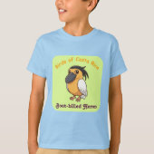 Boat-billed Heron(Birds of Costa Rica) 2 Tシャツ (正面)