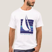 Boat Blues Square_San Francisco, CA Tシャツ (正面)
