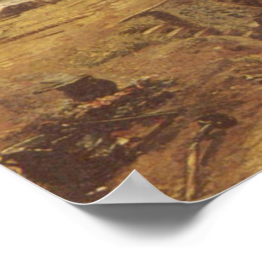 Boat-building near Flatford Mill, John Constable ポスター (角)