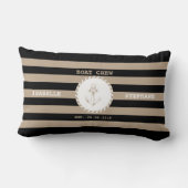 Boat Crew Brown ランバークッション (裏面)