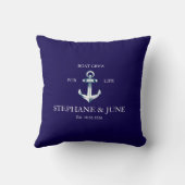 Boat crew for life クッション (裏面)