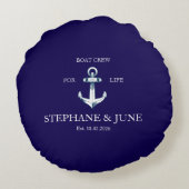 Boat crew for life ラウンドクッション (裏面)