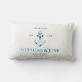 Boat crew for life ランバークッション (裏面)