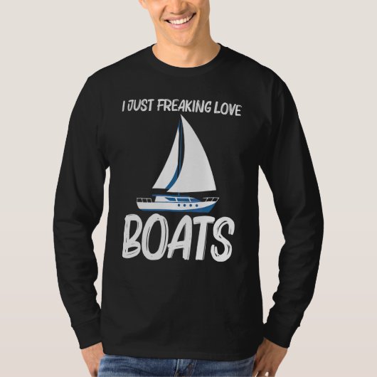 Boat For Men Women Sailing Trip Travel  1 Tシャツ (正面)