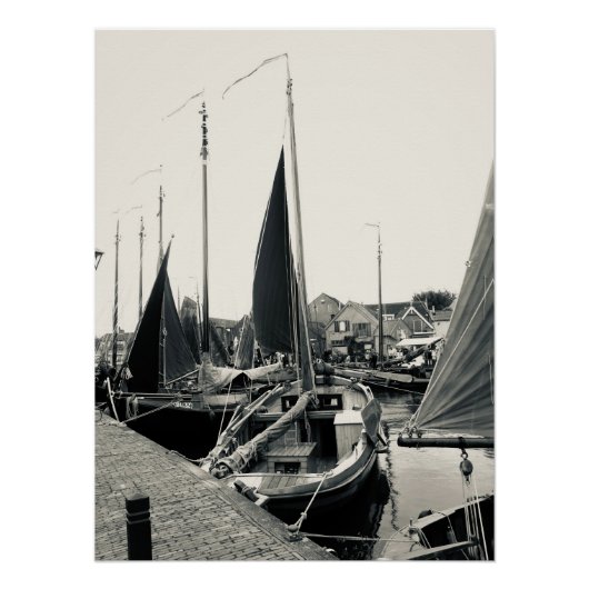 Boat, Harbor, Fishingboat  ポスター (正面)