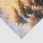 Boat on a Lake at Sunset Decoupage 薄葉紙 (詳細)