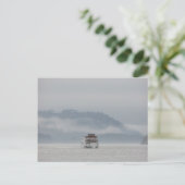 Boat On Windermere - Lake Districtはがき ポストカード (スタンド正面)