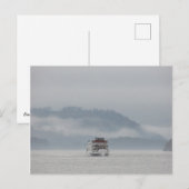 Boat On Windermere - Lake Districtはがき ポストカード (正面/裏面)