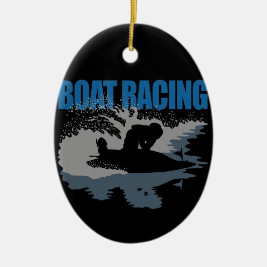 boat racing セラミックオーナメント (正面)