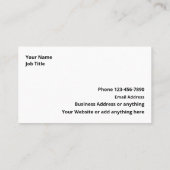 Boat Sales And Maintenance Marine 名刺 (裏面)