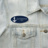 Boat Staff Personalized Nautical Anchor 名札 (インサイチュ)