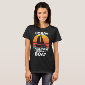 boater captain sailing ship sailor saying boating  tシャツ (正面フル)