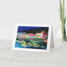 Boathouse Row Philadelphia, PA Christmas Card シーズンカード