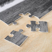 Boathouse Row winter b/w ジグソーパズル (側面)