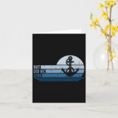 Boating But Did We Sink Pontoon Captain 1  カード (黄色い花)