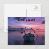 Boating is Lifeはがき ポストカード (正面/裏面)