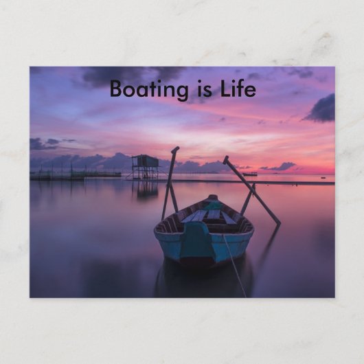 Boating is Lifeはがき ポストカード (正面)