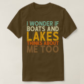 Boats And Lakes Tシャツ (デザイン正面)