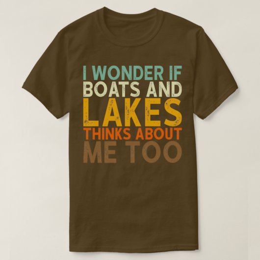 Boats And Lakes Tシャツ (デザイン正面)
