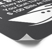 Boats Are Like Funny Sarcastic Cool Saying Quote  ポスター (角)