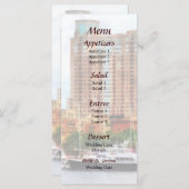 Boats at Inner Harbor Baltimore MDのメ結婚ニュー メニュー (正面/裏面)