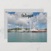 Boats in Antigua ポストカード (正面/裏面)