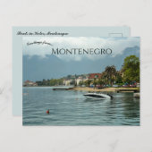 Boats in Kotor Montenegro Postcard ポストカード (正面/裏面)