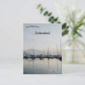 Boats in Zug Switzerland ポストカード (スタンド正面)